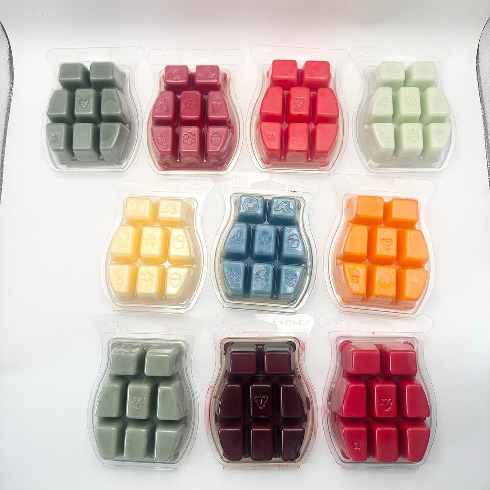 Scentsy Bundle Lot Set 10 New and Retired Mixed Wax Melts 3.2 fl oz Packs - Picture 2 of 12